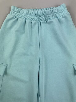 Стильный костюм для девочки Mevis Котики голубой 4566-01 - Украина