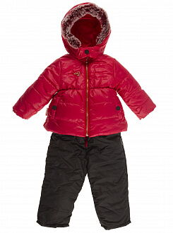 Комбинезон раздельный зимний (куртка+штаны) Одягайко красный 20153/32036 - цена