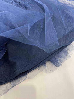 Юбка фатиновая для девочки Mevis синяя 3789-01 - фотография