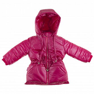 Куртка зимняя для девочки Одягайко малиновая 20203 - цена