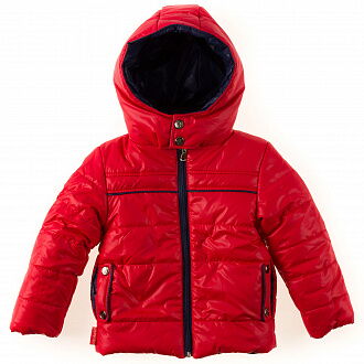 Куртка зимняя для мальчика Одягайко красная 2748О - цена
