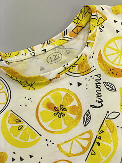 Футболка детская Фламинго Lemon молочная 787-420 - размеры