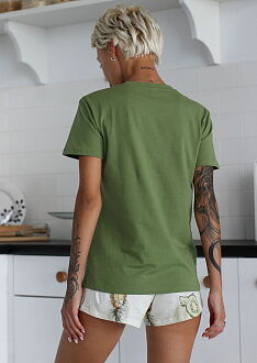 Пижама женская Leinle Pineapple фисташковая 1553-12007 - картинка