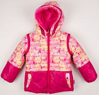 Комбинезон зимний для девочки Одягайко розовый  - размеры