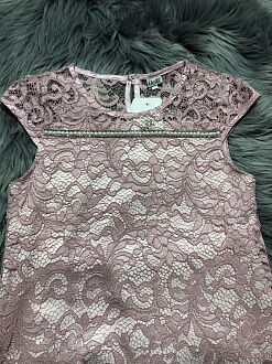 Нарядное платье для девочки Mevis розовое 2782-03 - фото