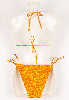 Купальник женский раздельный GOLDEN LADY оранжевый SK-0741 - фото