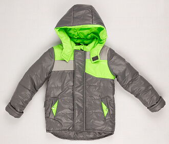 Куртка для мальчика Одягайко серая 2709 - цена