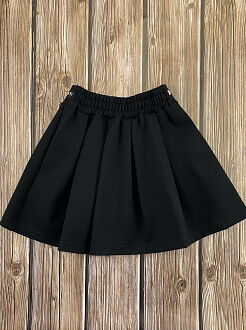 Юбка школьная для девочки Mevis черная 4160-02 - фотография