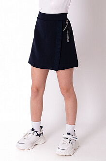 Юбка-шорты для девочки Mevis синяя 3693-01  - цена