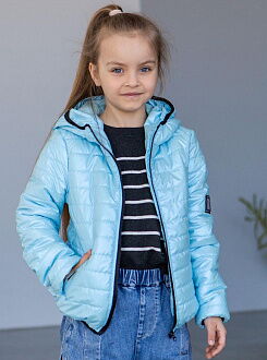 Деми куртка для девочки Tair kids голубая 775 - цена