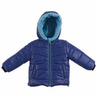 Куртка зимняя для мальчика Одягайко синяя 20218 - цена