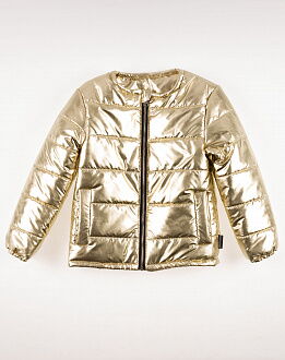 Куртка для девочки Одягайко золотая 22343 - цена