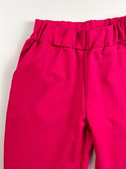 Спортивные штаны для девочки Semejka малиновые 1006 - размеры