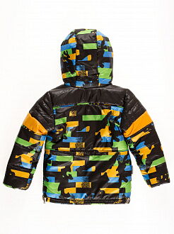 Куртка для мальчика ОДЯГАЙКО черная 22113О - фотография