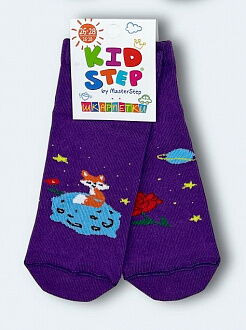 Носки для девочки Kidstep Лисичка фиолетовые 4022 - цена