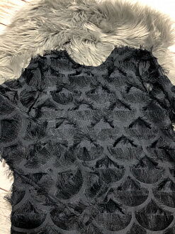 Нарядное платье для девочки Brilliant Anett темно-синее 17729 - фото