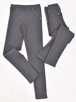 Лосины утепленные на меху серый графит 8011 - фото