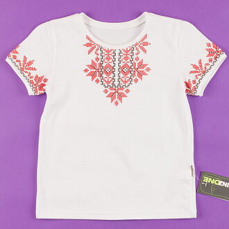 Вышиванка-футболка для девочки  Robinzone белая ФБ-67 - цена