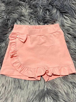 Юбка-шорты для девочки Breeze персиковая 15645 - фото