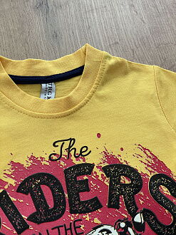 Футболка для мальчика Rider желтая 574 - картинка