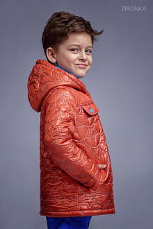 Куртка для мальчика Zironka оранжевая 2046-2 - купить