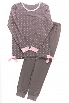 Комплект женский (кофта+штаны) BARWA серый 00159/160 - цена