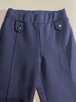Брюки-лосины для девочки Mevis синие 3778-01 - фото