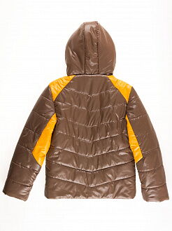 Куртка для мальчика ОДЯГАЙКО коричневая 22098О - размеры