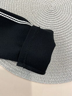 Школьные брючки-лосины для девочки Mevis College черные 4997-01 - размеры