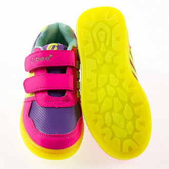 Кроссовки для девочки Clibee розовые F-672 - картинка