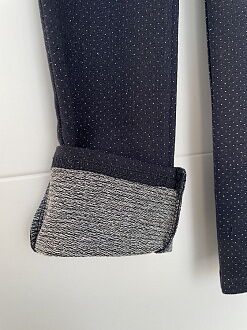 Брючки для девочки Mevis синие 3946-04 - размеры