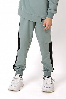 Спортивные штаны Mevis бирюзовые 4511-01 - цена