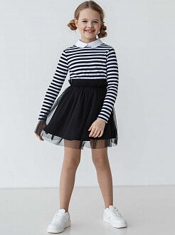 Юбка школьная для девочки SUZIE Прю синяя 72103  - размеры