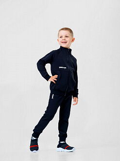Спортивный костюм для мальчика SMIL черный 117231/117232 - размеры