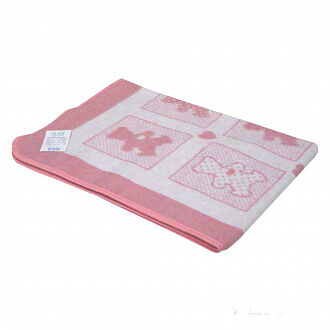 Одеяло-плед детское Vladi Барни розовый 100*140 - фото