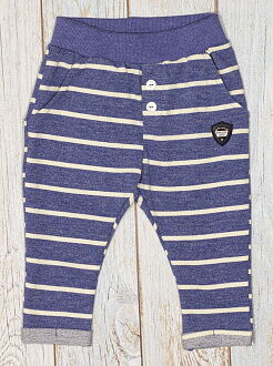 Спортивные штаны для мальчика Breeze синие 13214  - цена