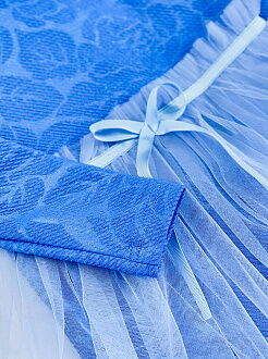 Нарядное платье для девочки Suzie Альда синее 28903 - фотография