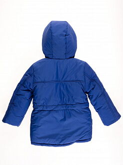 Куртка зимняя для мальчика Одягайко синий электрик 20012 - фотография