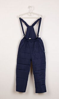 Зимний комбинезон (штаны) для мальчика Одягайко темно-синий 00203 - цена
