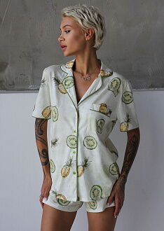 Пижама женская Leinle Pineapple молочная 1551-12006 - цена