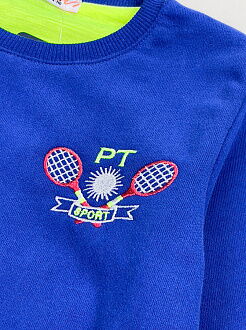 Свитшот для мальчика Paty Kids Sport синий 62209 - фото