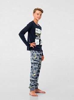 Пижама для мальчика Smil черная 104801 - размеры