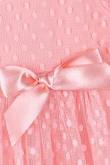 Нарядное платье для девочки Breeze розовое 15877 - фото