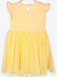 Нарядное платье для девочки Breeze желтое 15877 - размеры