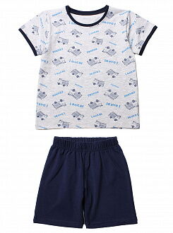 Летняя пижама для мальчика Фламинго Fireman серая 222-428 - цена