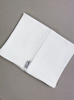 Комплект шапка и хомут Semejka Марио молочный 9319 - фотография