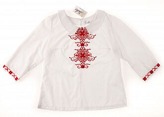 Вышиванка-блузка Valeri tex белая 1974-20-311 - размеры