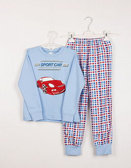 Пижама утепленная для мальчика Valeri tex голубая 1770-55-055 - цена