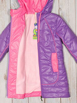 Куртка для девочки Одягайко сиреневая 2628 - фото