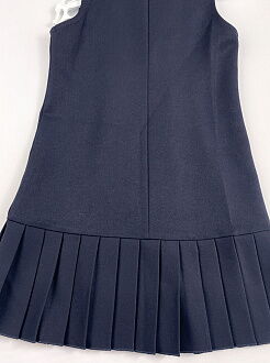 Школьный сарафан для девочки Mevis синий 3733-01 - Украина